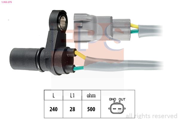 EPS 1.953.375 RPM Sensor, automatic transmission