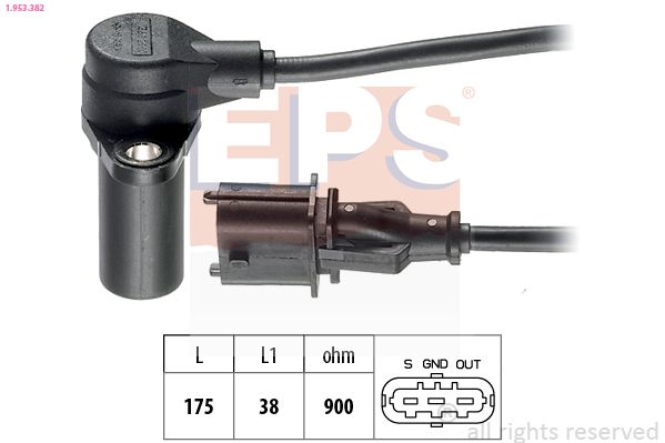 EPS 1.953.382 Sensor, crankshaft pulse