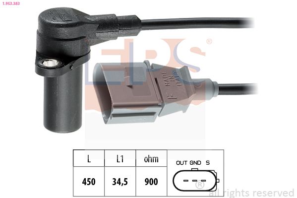EPS 1.953.383 Sensor, crankshaft pulse