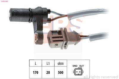 RPM Sensor, automatic transmission EPS 1.953.392
