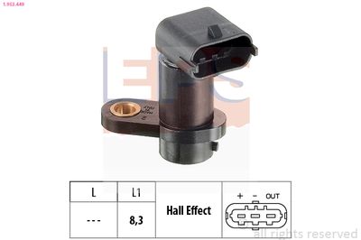 Sensor, camshaft position EPS 1.953.449