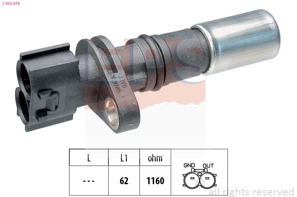 EPS 1.953.478 Sensor, crankshaft pulse