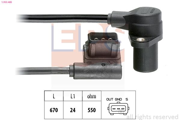 EPS 1.953.485 Sensor, crankshaft pulse