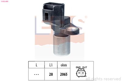 Sensor, crankshaft pulse EPS 1.953.490