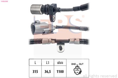 Sensor, crankshaft pulse EPS 1.953.502