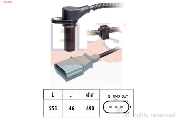 EPS 1.953.505 Sensor, crankshaft pulse