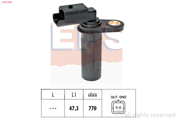 EPS 1.953.538 Sensor, crankshaft pulse