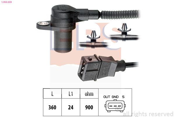 EPS 1.953.559 Sensor, crankshaft pulse
