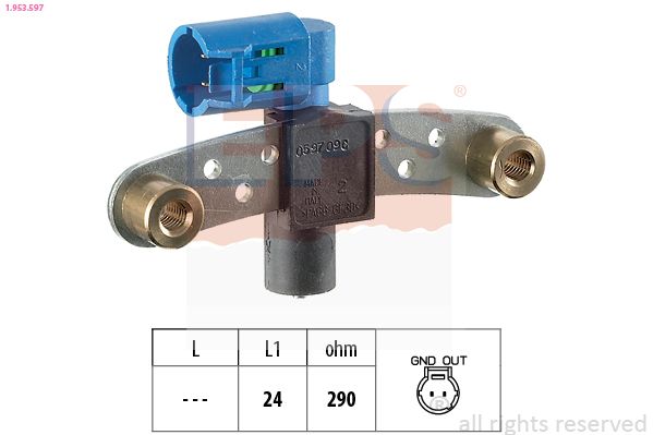 EPS 1.953.597 Sensor, crankshaft pulse