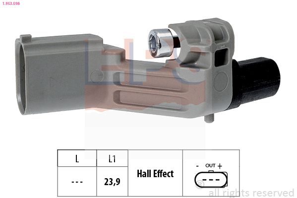 EPS 1.953.598 Sensor, crankshaft pulse