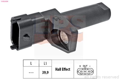 Sensor, crankshaft pulse EPS 1.953.654