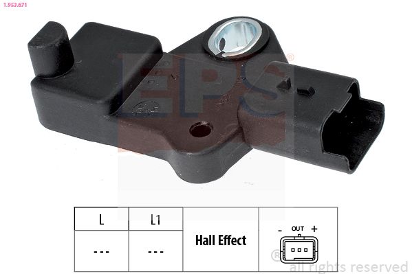 EPS 1.953.671 Sensor, crankshaft pulse