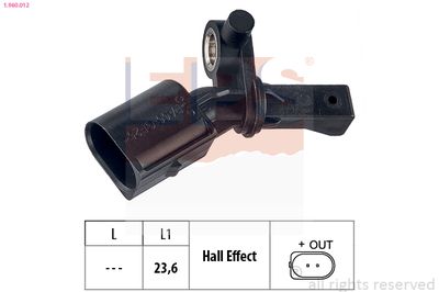 Sensor, wheel speed EPS 1.960.012
