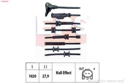 Sensor, wheel speed EPS 1.960.021