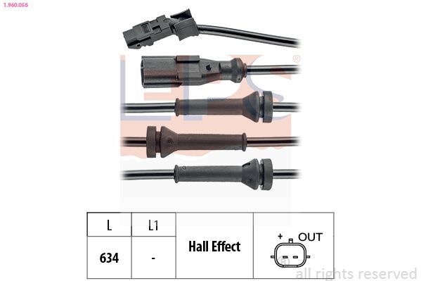EPS 1.960.056 Sensor, wheel speed