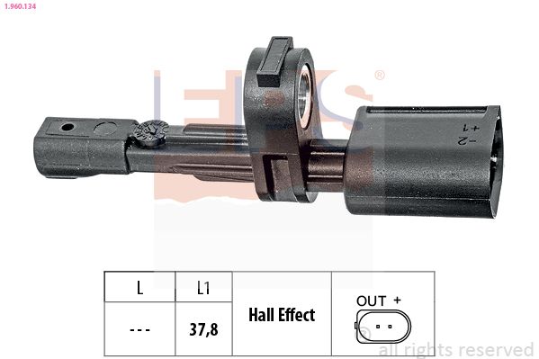 EPS 1.960.134 Sensor, wheel speed