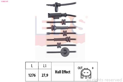 Sensor, wheel speed EPS 1.960.141