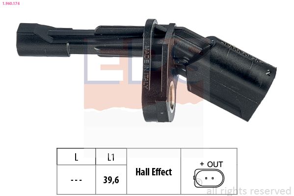 EPS 1.960.174 Sensor, wheel speed