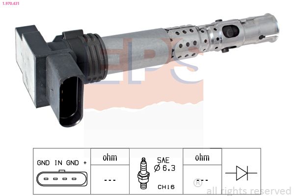 EPS 1.970.431 Ignition Coil