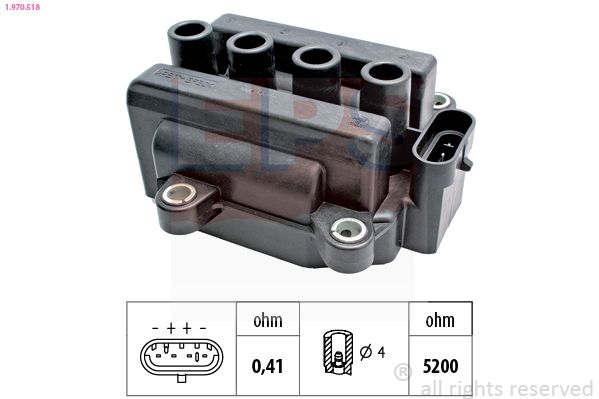 EPS 1.970.518 Ignition Coil
