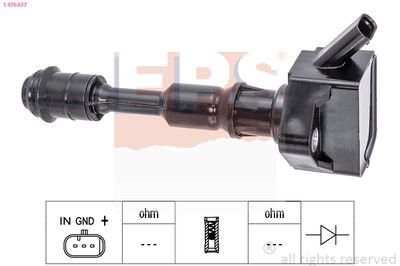 Ignition Coil EPS 1.970.637