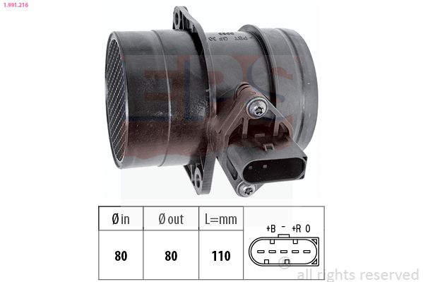 EPS 1.991.216 Mass Air Flow Sensor