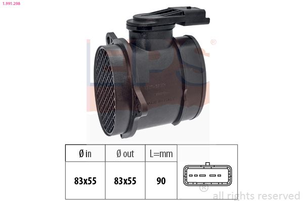 EPS 1.991.298 Mass Air Flow Sensor