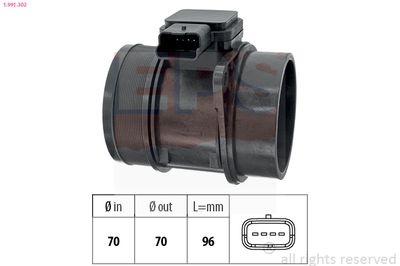 Mass Air Flow Sensor EPS 1.991.302