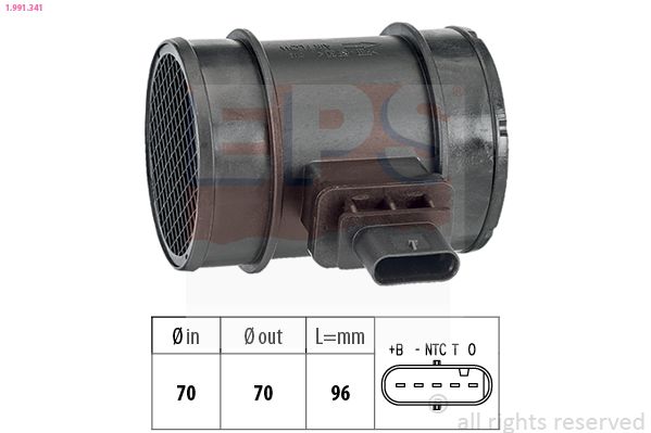 EPS 1.991.341 Mass Air Flow Sensor