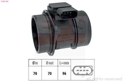 Mass Air Flow Sensor EPS 1.991.358