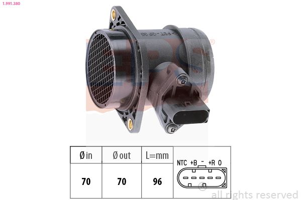 EPS 1.991.380 Mass Air Flow Sensor