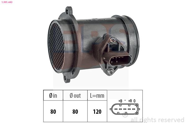 EPS 1.991.443 Mass Air Flow Sensor