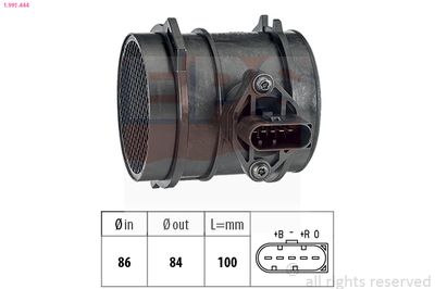 Mass Air Flow Sensor EPS 1.991.444