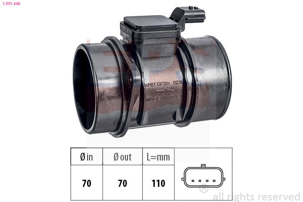 EPS 1.991.448 Mass Air Flow Sensor