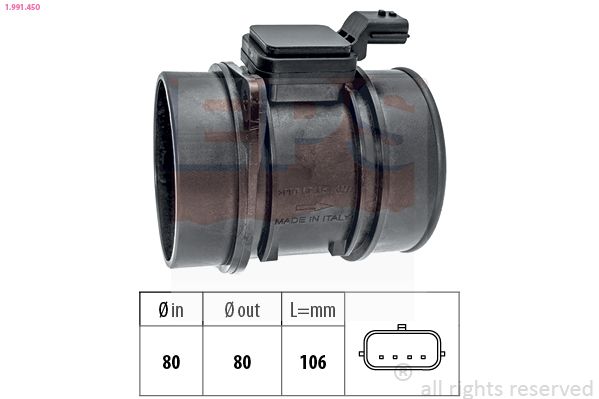 EPS 1.991.450 Mass Air Flow Sensor