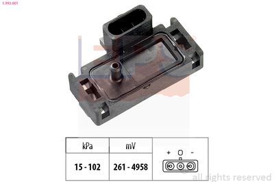 Air Pressure Sensor, altitude adaption EPS 1.993.001