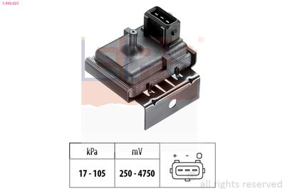 Air Pressure Sensor, altitude adaption EPS 1.993.021