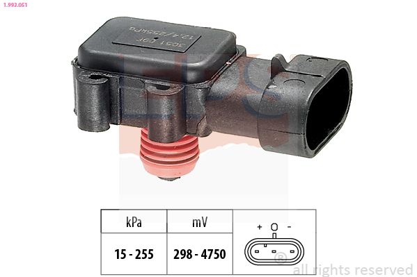 EPS 1.993.051 Air Pressure Sensor, altitude adaption