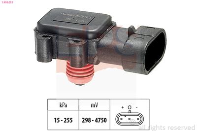 Air Pressure Sensor, altitude adaption EPS 1.993.051