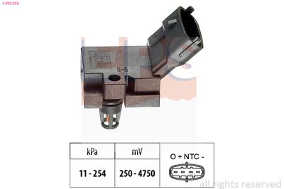 Air Pressure Sensor, altitude adaption EPS 1.993.078