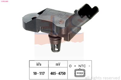 Air Pressure Sensor, altitude adaption EPS 1.993.080