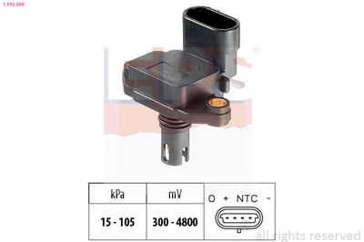 Air Pressure Sensor, altitude adaption EPS 1.993.088