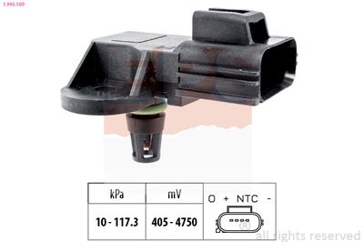 Air Pressure Sensor, altitude adaption EPS 1.993.100