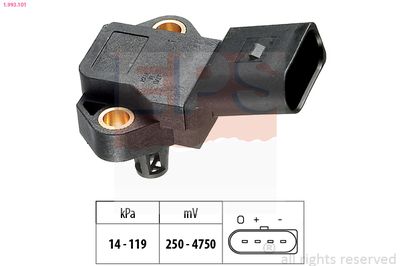 Air Pressure Sensor, altitude adaption EPS 1.993.101