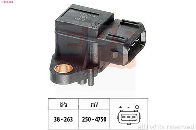 Air Pressure Sensor, altitude adaption EPS 1.993.104