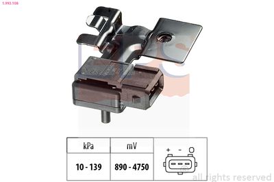 Air Pressure Sensor, altitude adaption EPS 1.993.108