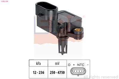 Air Pressure Sensor, altitude adaption EPS 1.993.109