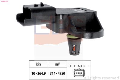 Air Pressure Sensor, altitude adaption EPS 1.993.137
