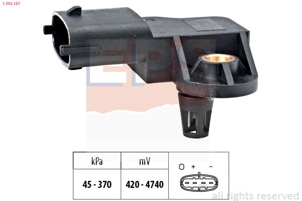 EPS 1.993.167 Air Pressure Sensor, altitude adaption