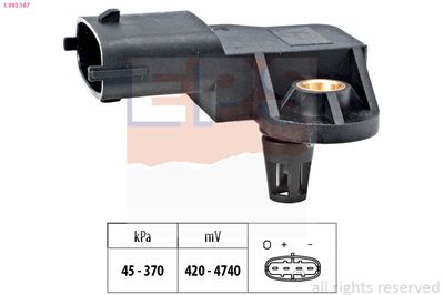 Air Pressure Sensor, altitude adaption EPS 1.993.167